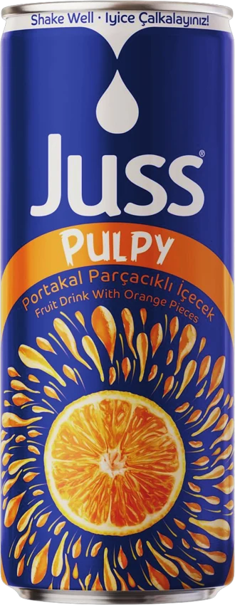 Juss Orange, 250 ml Can